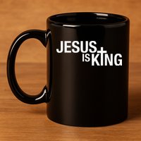 Jesus Is King 11oz C Handle Ceramic Mug
