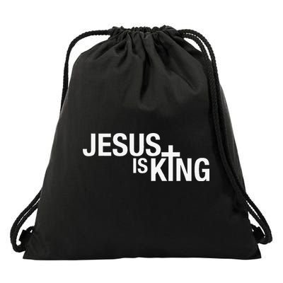 Jesus Is King Drawstring Bag