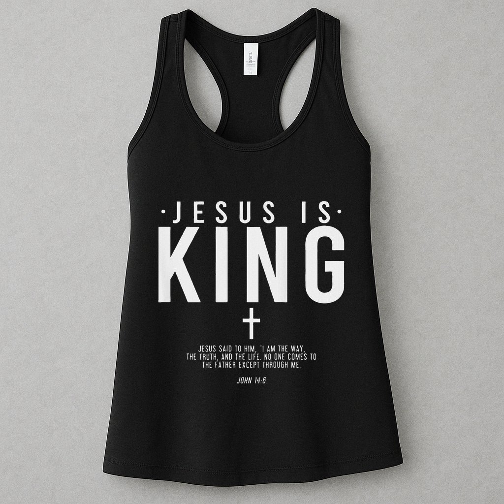 Jesus Is King Jesus John 146 Costume Christian Womens Tank Top