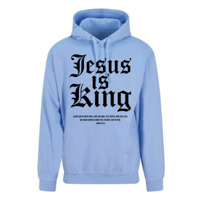 Jesus Is King Christian Faith Women Gifts Unisex Surf Hoodie