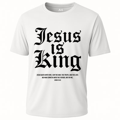 Jesus Is King Christian Faith Women Gifts Performance Shirt