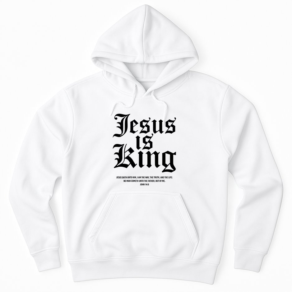 Jesus Is King Christian Faith Women Gifts Hoodie