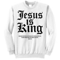 Jesus Is King Christian Faith Women Gifts Sweatshirt