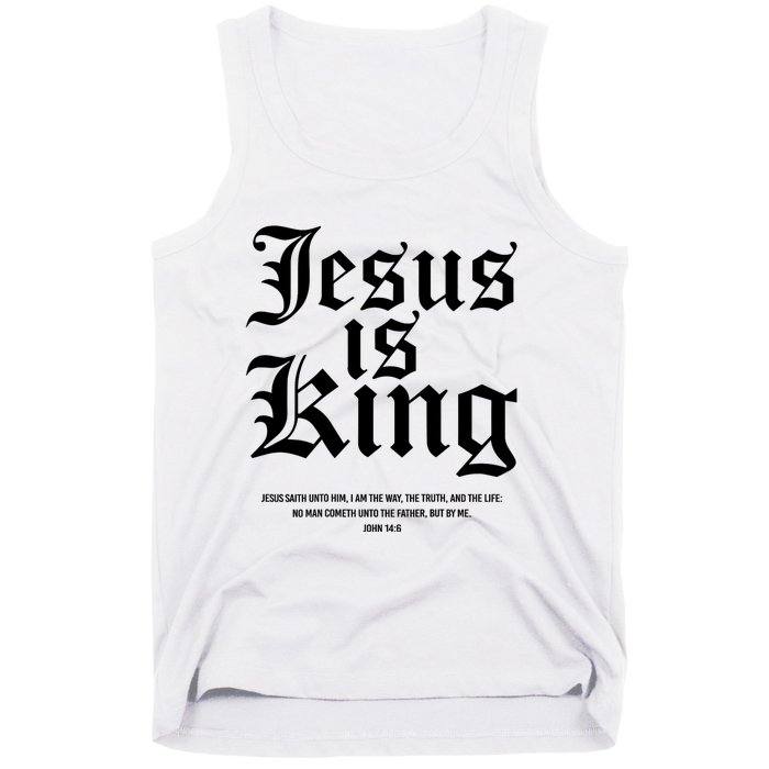 Jesus Is King Christian Faith Women Gifts Tank Top