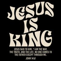 Jesus Is King Bible Verse John 146 Christian God Religious Backpack