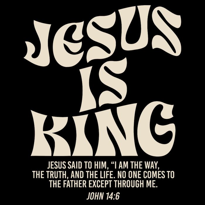 Jesus Is King Bible Verse John 146 Christian God Religious Backpack