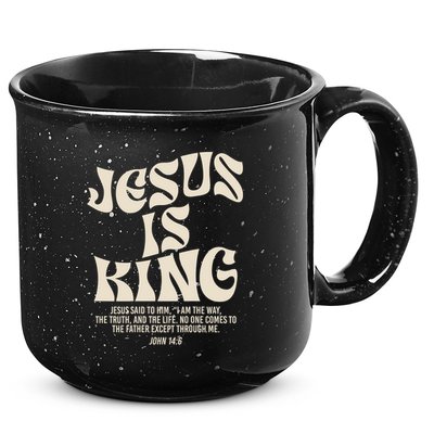 Jesus Is King Bible Verse John 146 Christian God Religious 15oz Campfire Ceramic Mug