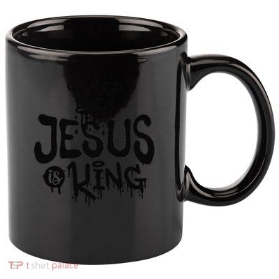 Jesus Is King Faith Religion Christian Spirituality 11oz C Handle Ceramic Mug