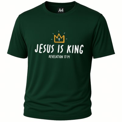 Jesus Is King Christ Is King King Of Kings Lord Of Lords Small Black Performance Shirt