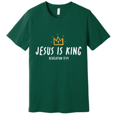Jesus Is King Christ Is King King Of Kings Lord Of Lords Small Black Premium T-Shirt
