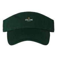 Jesus Is King Christ Is King King Of Kings Lord Of Lords Small Black Visor