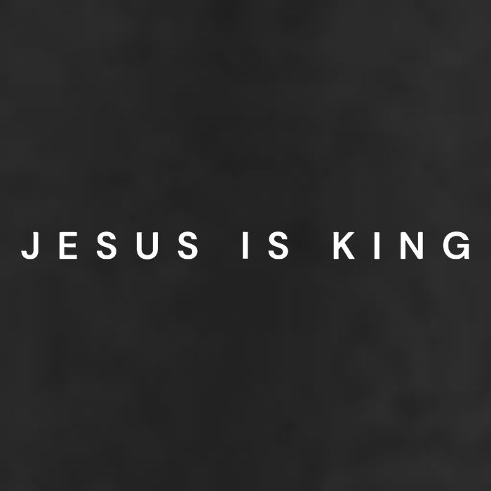 Jesus Is King Subtle Christian Minimalist Religious 25L Jumbo Tote