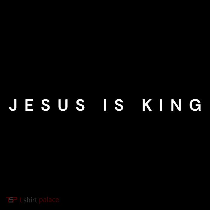 Jesus Is King Subtle Christian Minimalist Religious Toddler T-Shirt