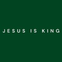 Jesus Is King Subtle Christian Minimalist Religious Tall Sweatshirt