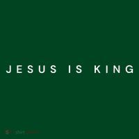 Jesus Is King Subtle Christian Minimalist Religious Visor
