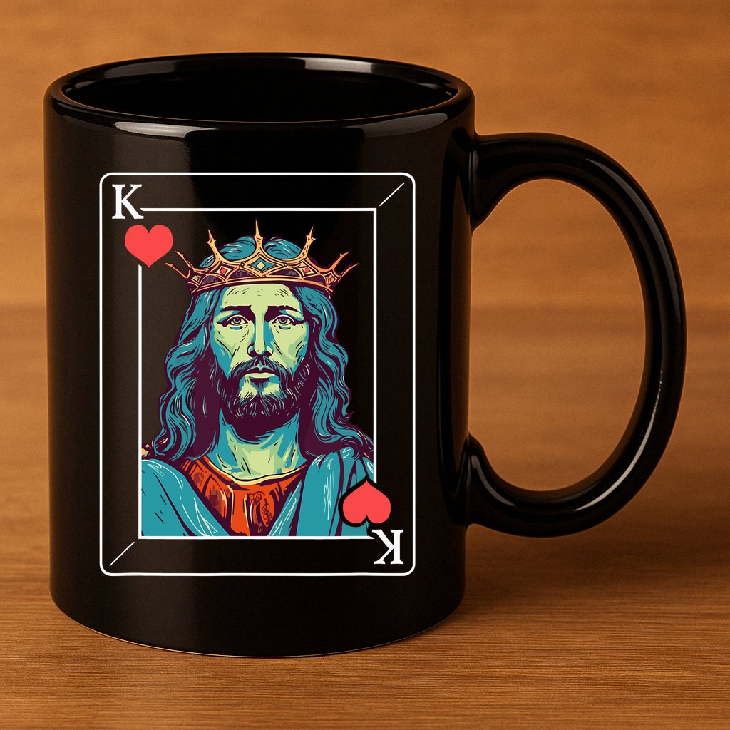 Jesus Is King 11oz C Handle Ceramic Mug