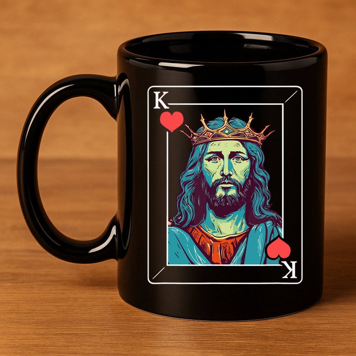 Jesus Is King 11oz C Handle Ceramic Mug