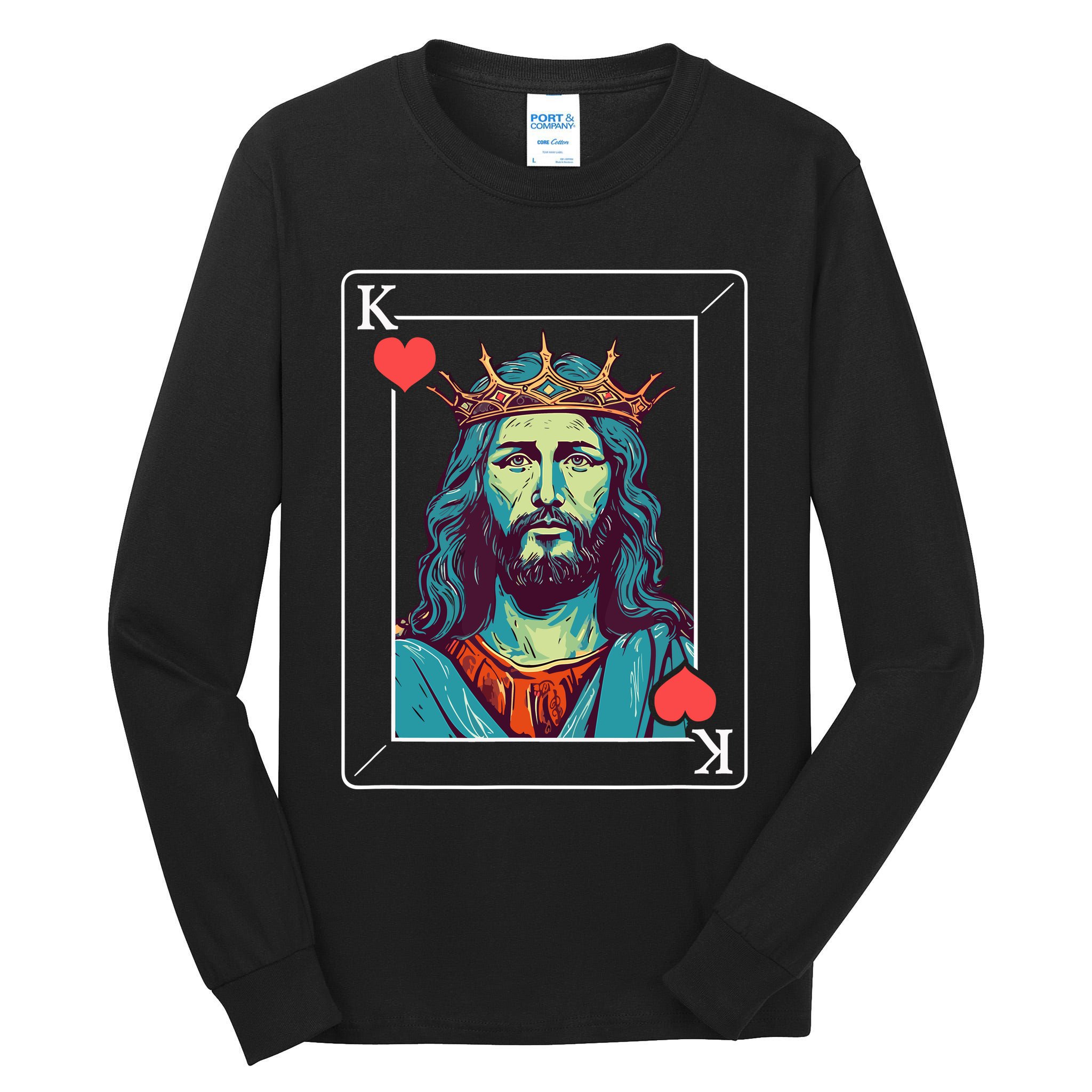 Jesus Is King Tall Long Sleeve T-Shirt