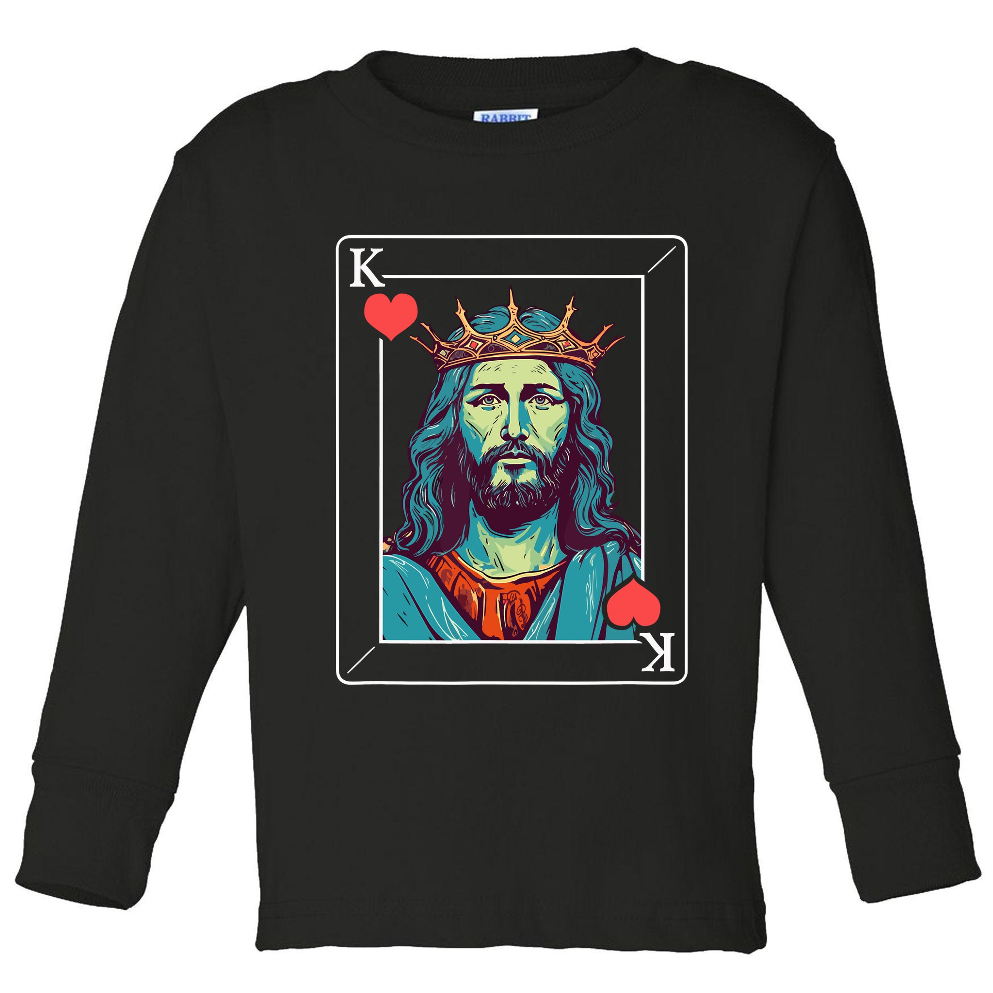 Jesus Is King Toddler Long Sleeve Shirt