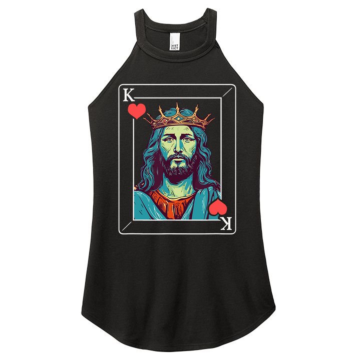 Jesus Is King Women's Perfect Tri Rocker Tank