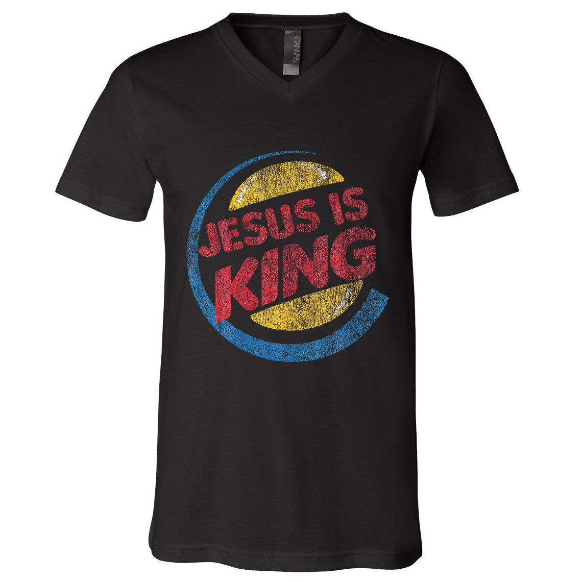 Jesus Is King V-Neck T-Shirt