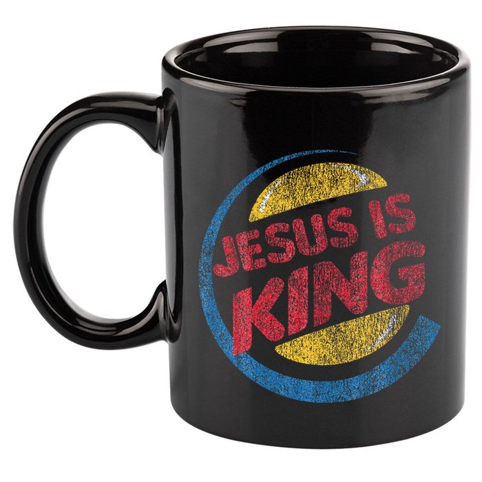 Jesus Is King 11oz C Handle Ceramic Mug