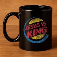 Jesus Is King 11oz C Handle Ceramic Mug