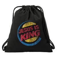 Jesus Is King Drawstring Bag