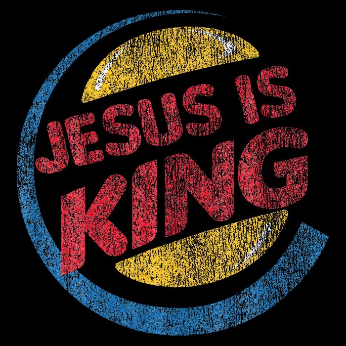 Jesus Is King Drawstring Bag