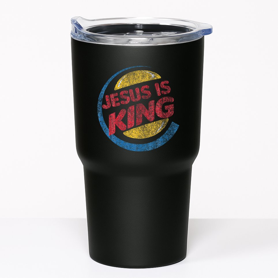 Jesus Is King Tumbler