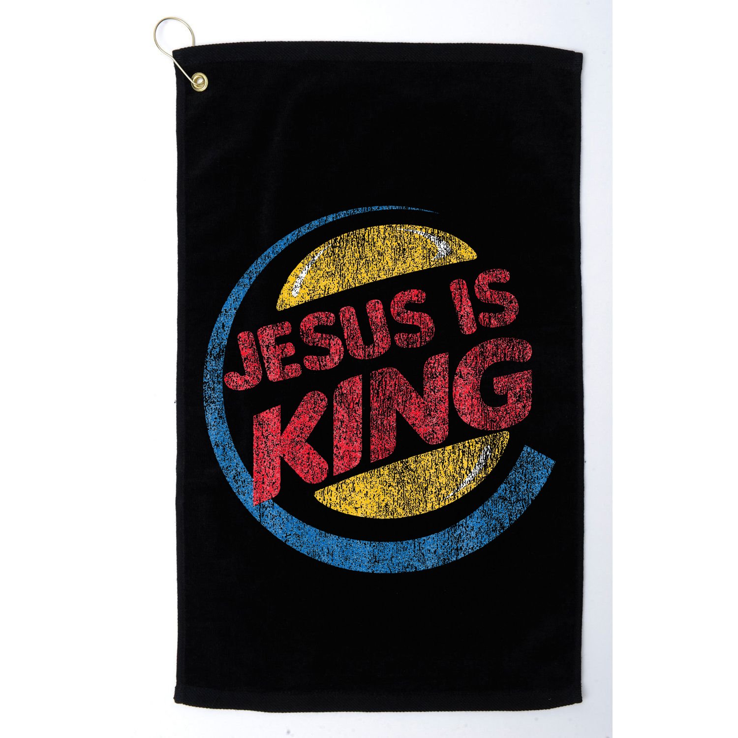 Jesus Is King Golf Towel