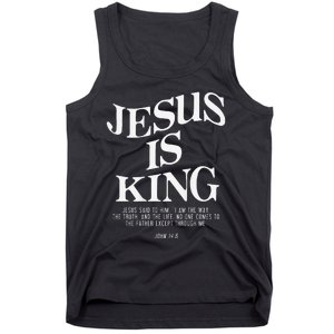 Jesus Is King Jesus John 146 Costume Christian Gift Tank Top