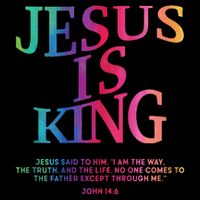 Jesus Is King Christian Church Teen Girl Loves God 16 in Basic Backpack