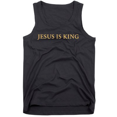 Jesus Is King Christian Tank Top