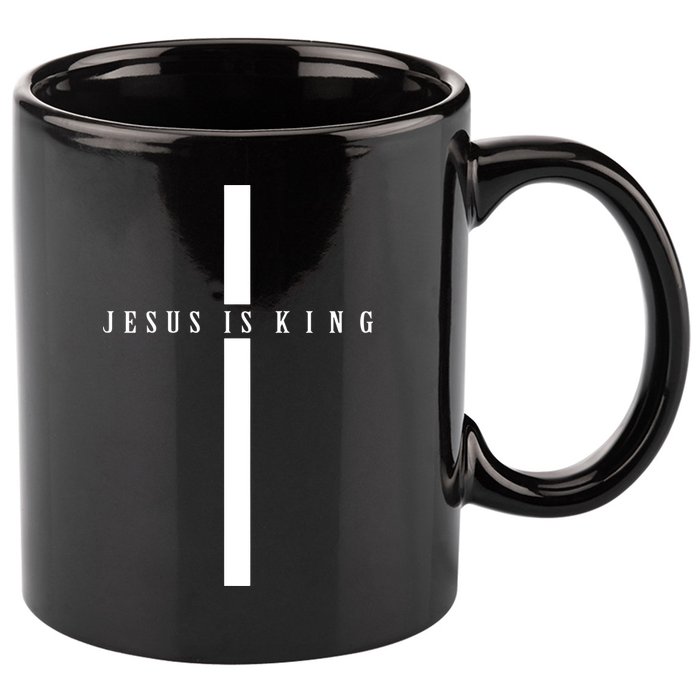 Jesus Is King 11oz C Handle Ceramic Mug