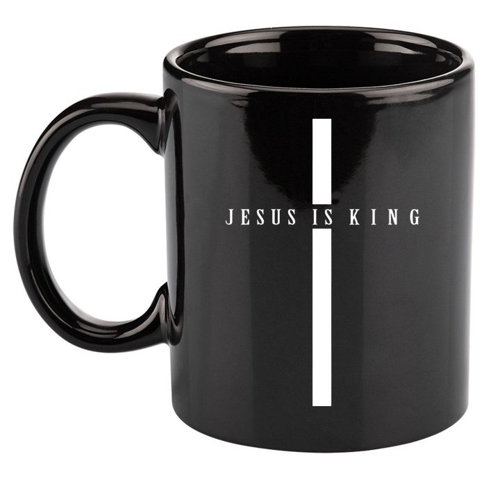 Jesus Is King 11oz C Handle Ceramic Mug