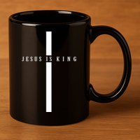 Jesus Is King 11oz C Handle Ceramic Mug