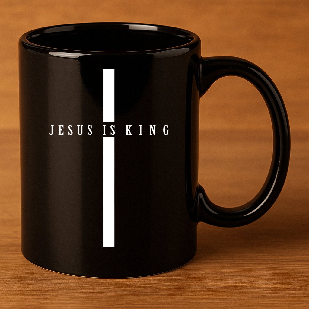 Jesus Is King 11oz C Handle Ceramic Mug