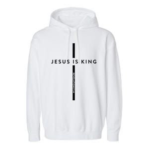 Jesus Is King Jesus Costume Adult Christian  Garment-Dyed Fleece Hoodie