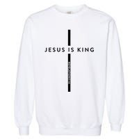 Jesus Is King Jesus Costume Adult Christian  Garment-Dyed Sweatshirt