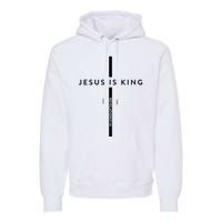 Jesus Is King Jesus Costume Adult Christian  Premium Hoodie