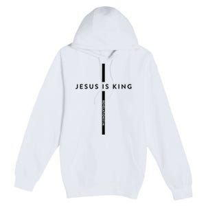 Jesus Is King Jesus Costume Adult Christian  Premium Pullover Hoodie