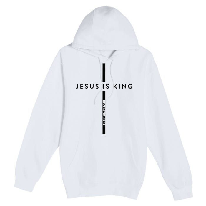 Jesus Is King Jesus Costume Adult Christian  Premium Pullover Hoodie