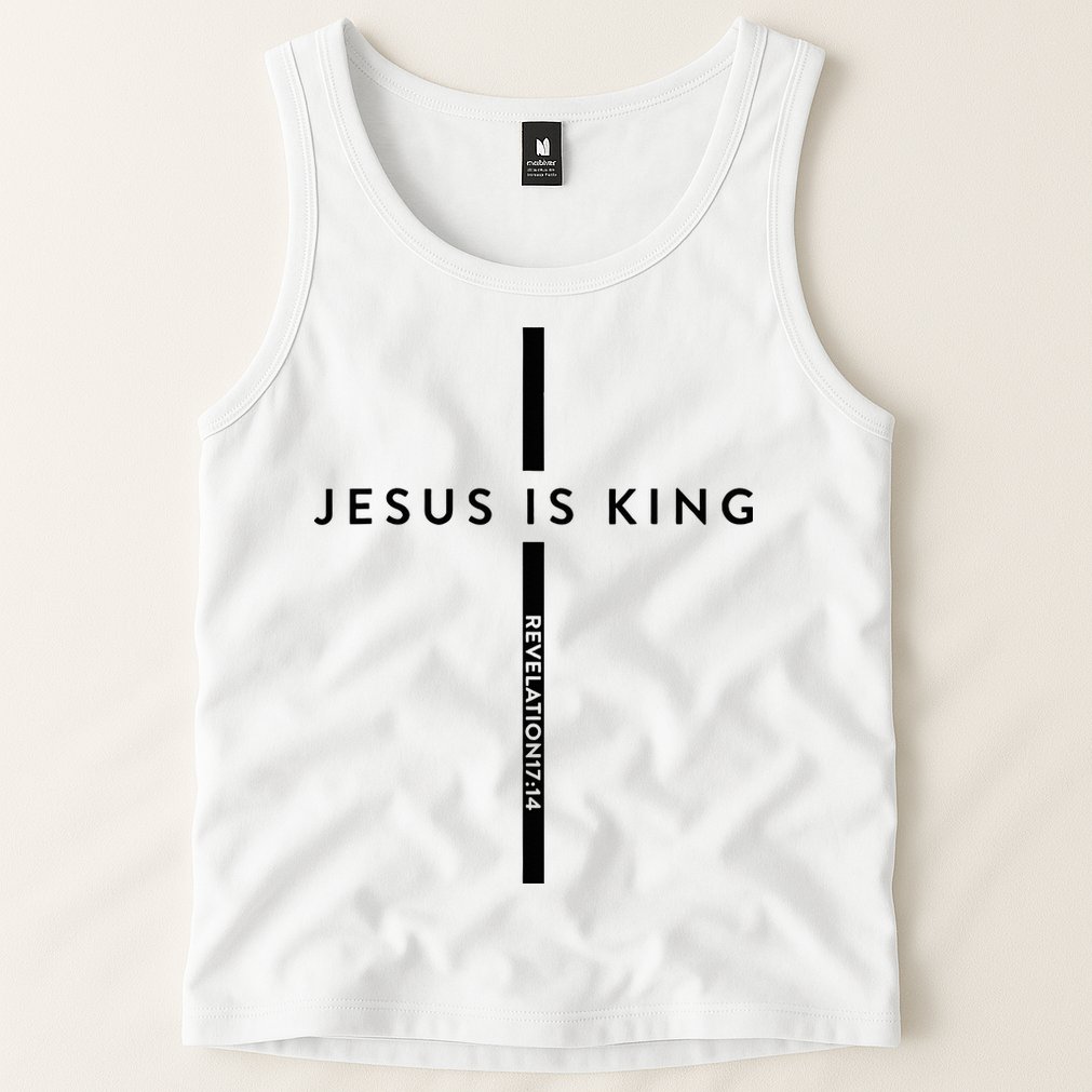 Jesus Is King Jesus Costume Adult Christian  Tank Top