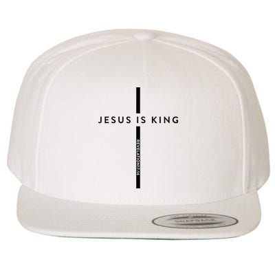 Jesus Is King Jesus Costume Adult Christian  Wool Snapback Cap
