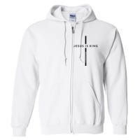 Jesus Is King Jesus Costume Adult Christian  Full Zip Hoodie