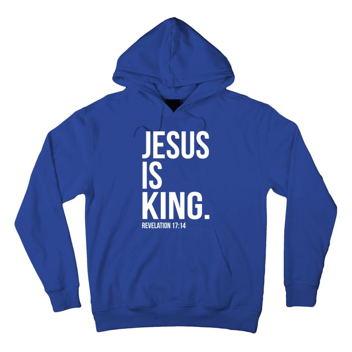 Jesus Is King Bible Scripture Quote Christian Cute Gift Hoodie