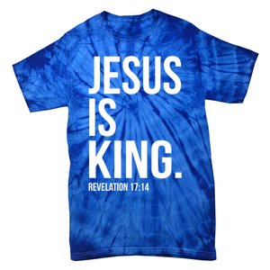 Jesus Is King Bible Scripture Quote Christian Cute Gift Tie-Dye T-Shirt