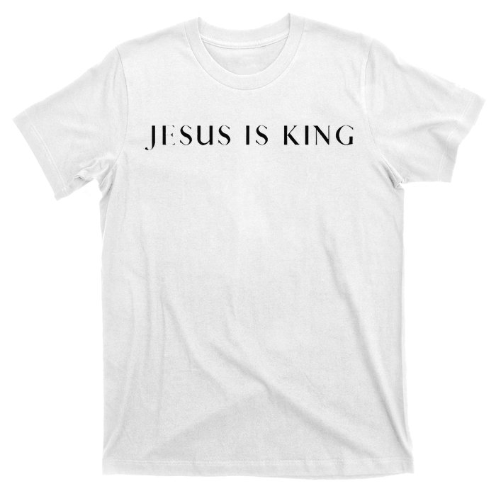 Jesus Is King Bold Modern Christian T-Shirt