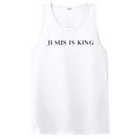 Jesus Is King Bold Modern Christian PosiCharge Competitor Tank